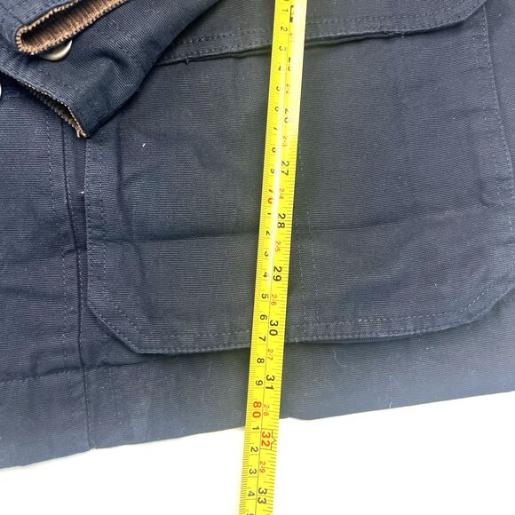 Cabela's Outdoor Gear Barn Coat Mens XL Tall Black Chore Corduroy Jacket - Picture 6 of 12